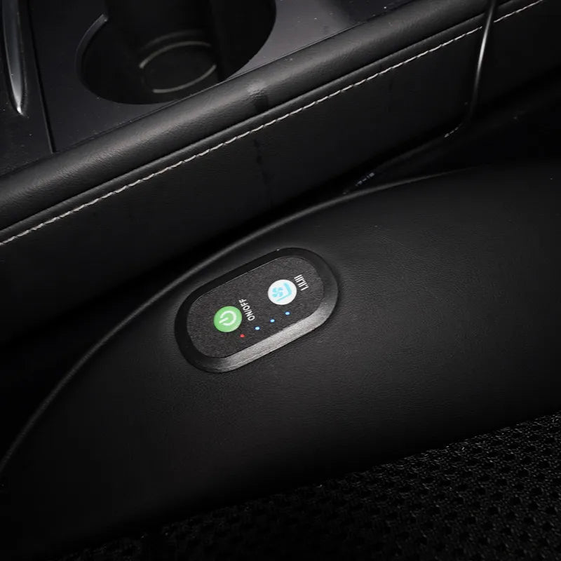 Custom Ventilated Car Seat Cooling Cushion with 8 Fans for Tesla Model 3 – Half Surround