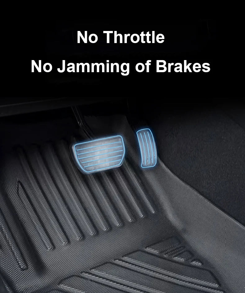 Custom Fit TPE Floor Mats for Land Rover Discovery 5 (2017–2020, 7-Seater)