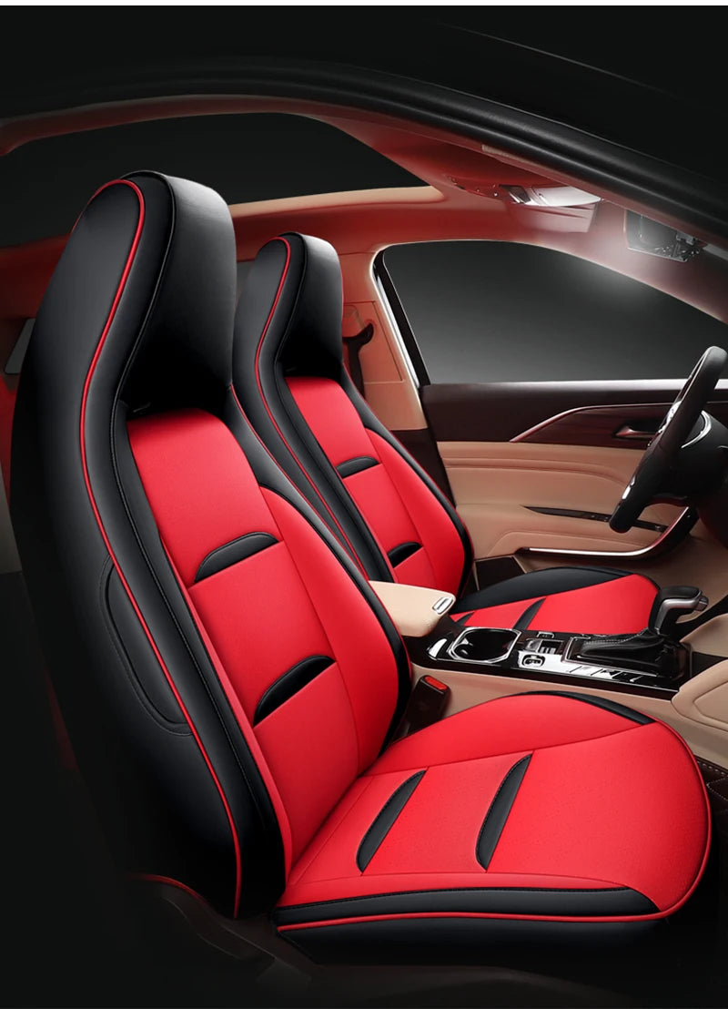 Custom Fit Leather Car Seat Covers for FAW Bestune T77 Pro (2019–2023)