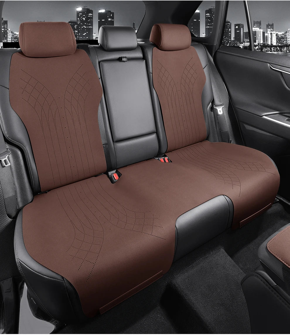Custom Fit Half-Cover Suede Car Seat Covers for Toyota C-HR (2019–2023)