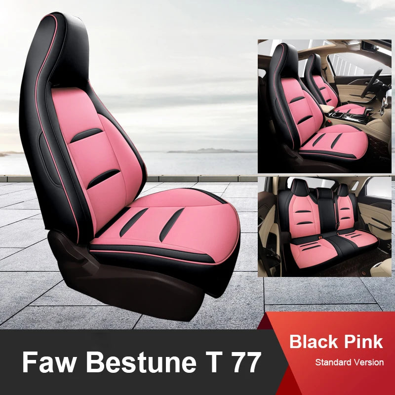 Custom Fit Leather Car Seat Covers for FAW Bestune T77 Pro (2019–2023)