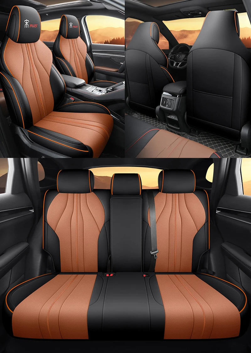 Custom Fit Leather Car Seat Covers for BYD Song Plus EV (2021–2025)