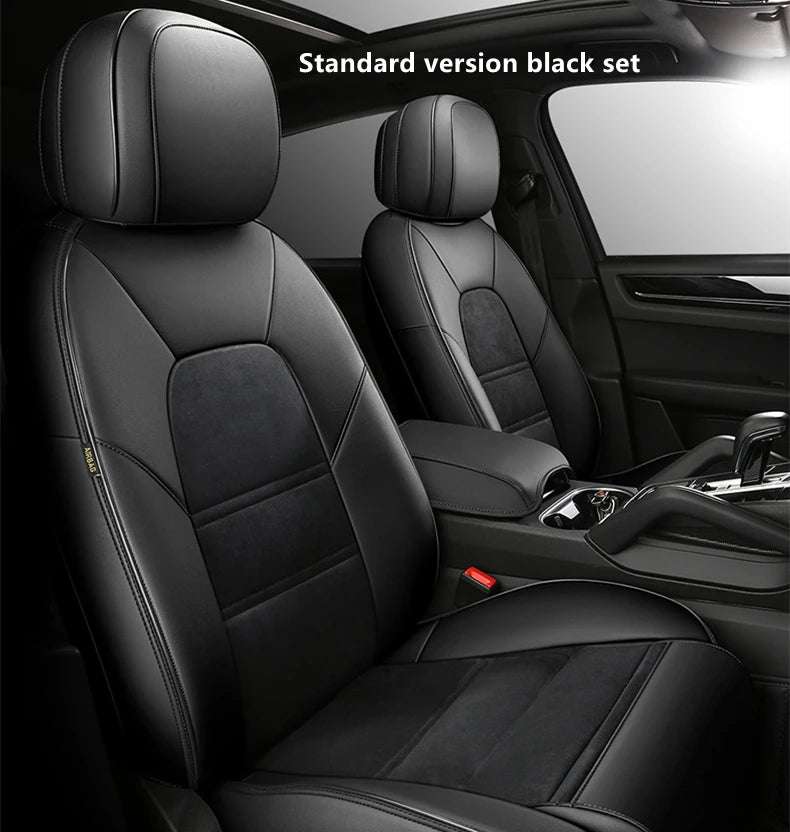 Custom Fit Suede Leather Car Seat Covers for Audi Q7 (7‑Seater)