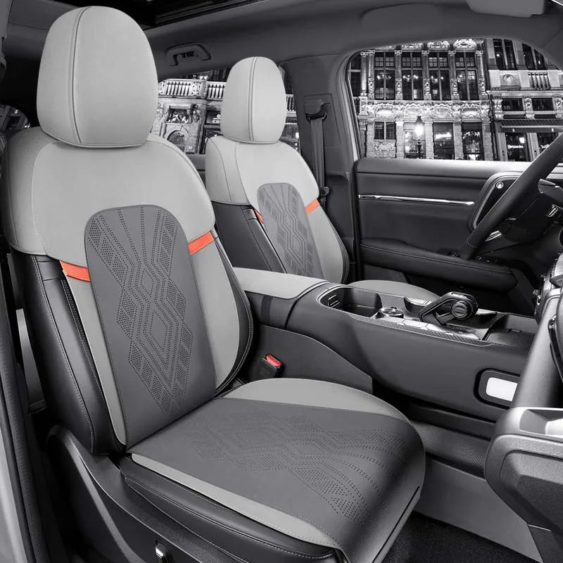 Custom Fit Half-Cover Suede Car Seat Covers for Haval Dargo