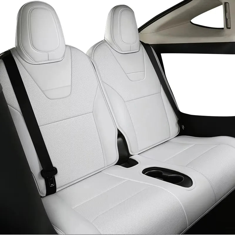 Custom Fit Leather Car Seat Covers for Tesla Model X – 7-Seater
