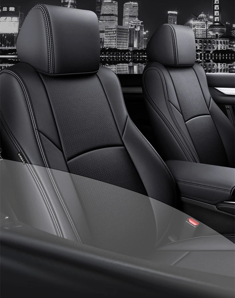 Custom Fit Leather Car Seat Covers for Honda Accord