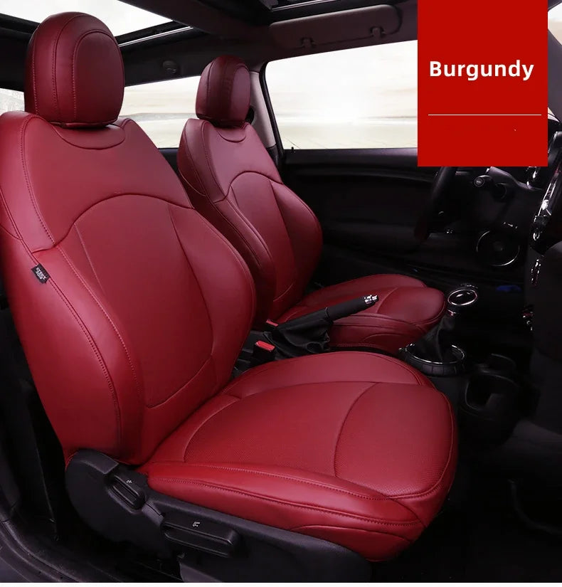 Custom Fit Leather Car Seat Covers for BMW Mini Cooper