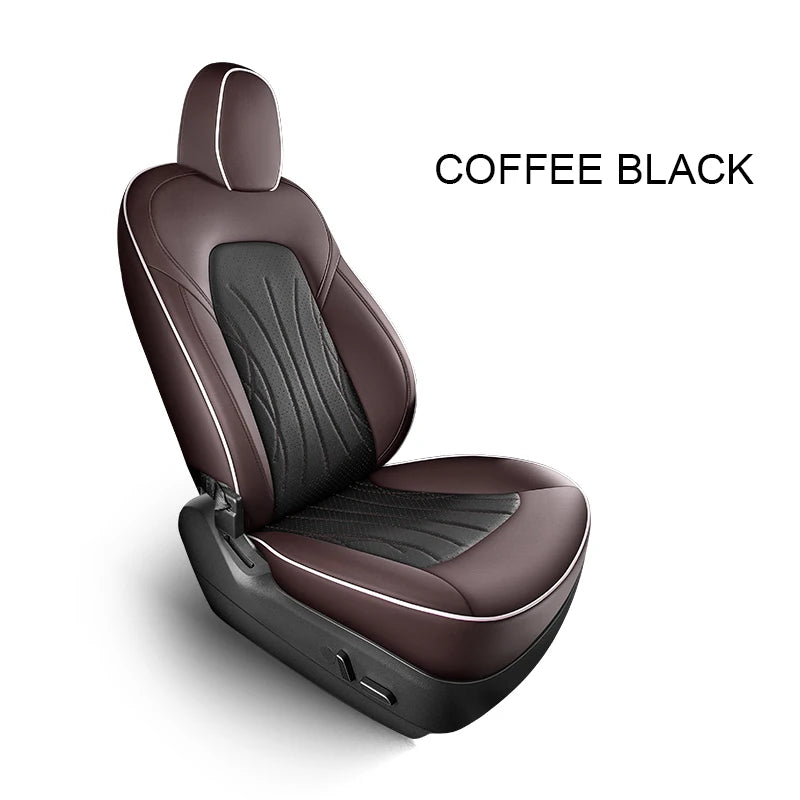 Custom Ventilated Cooling Seat Cushion with 10 Fans for Tesla Model Y - Full Surround