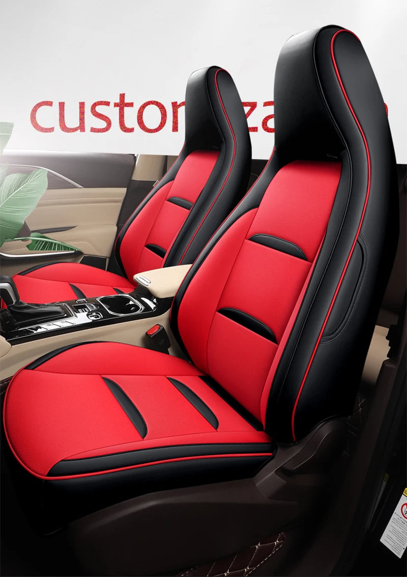 Custom Fit Leather Car Seat Covers for FAW Bestune T77 Pro (2019–2023)