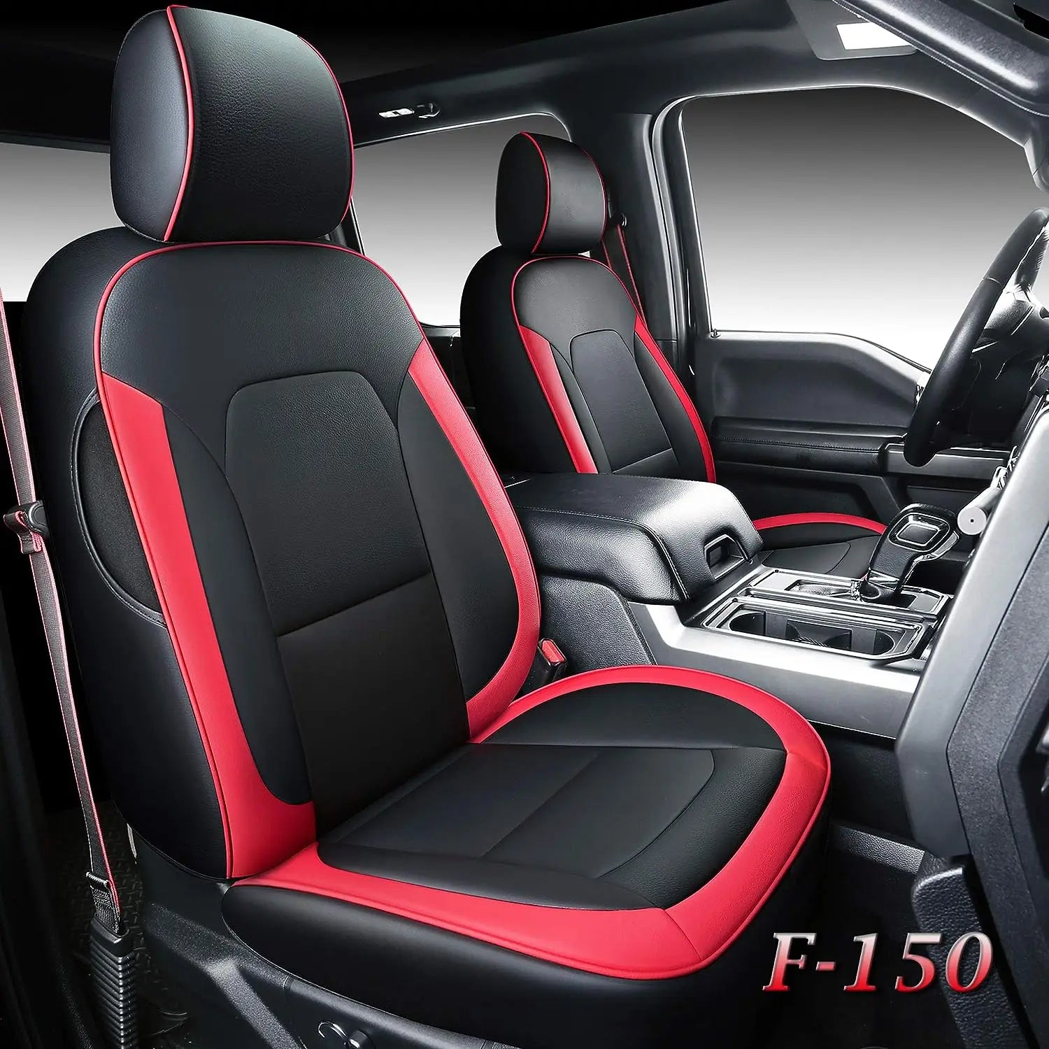 Custom Fit Leather Car Seat Covers for Ford F150 (2015–2023)