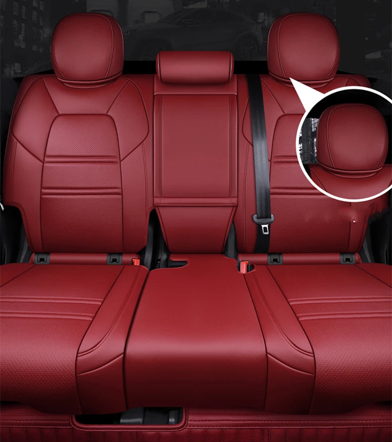 Custom Fit Leather Car Seat Covers for Porsche Panamera (2010-2016)