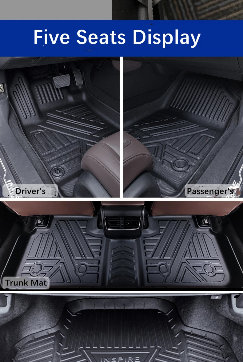 Custom Fit Car Floor Mats for Toyota Sienna 2021-2024