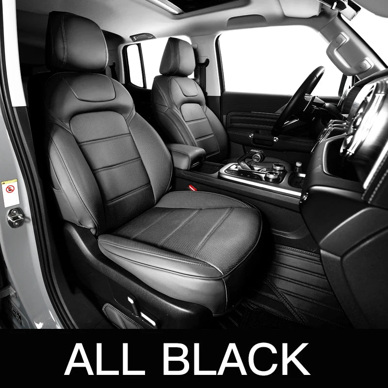 Custom Fit Leather Car Seat Covers for Tank 500 – 7-Seater