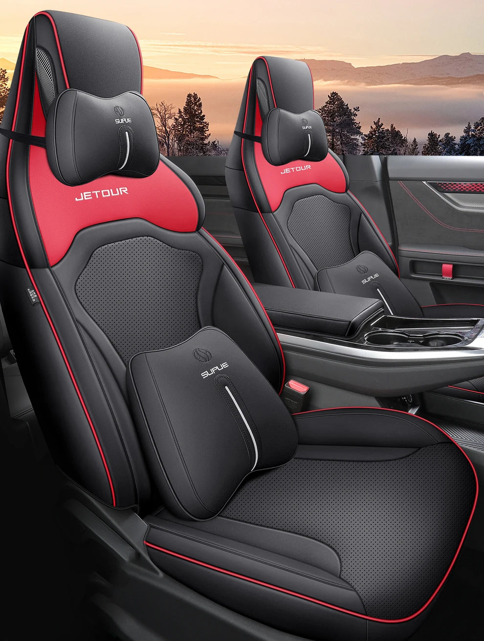Custom Fit Leather Car Seat Covers for Jetour Dashing
