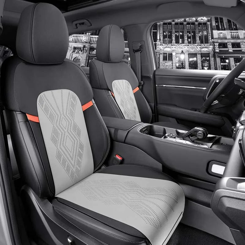 Custom Fit Half-Cover Suede Car Seat Covers for Haval Dargo