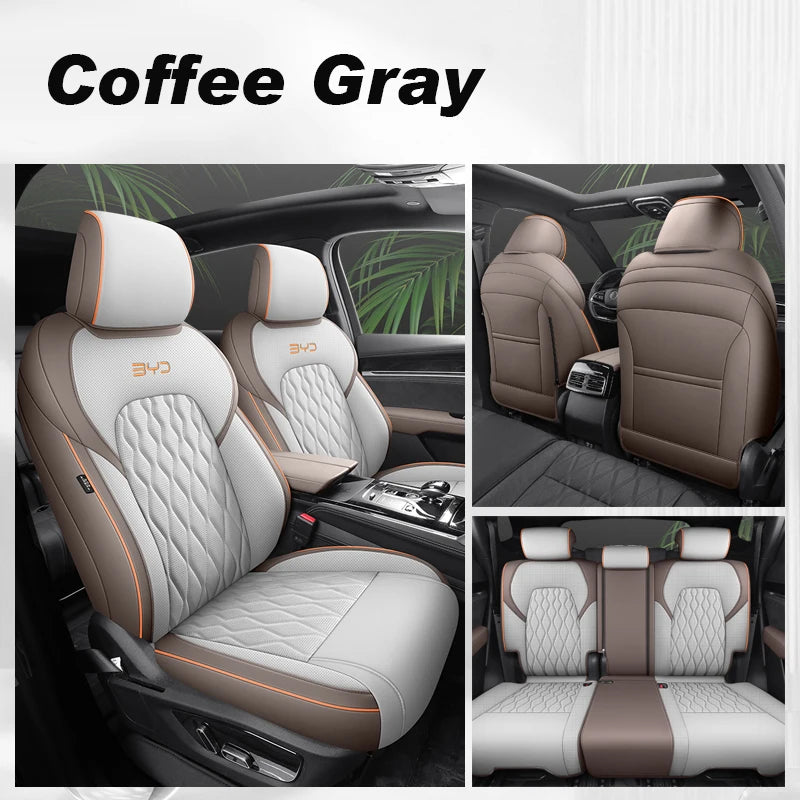 Custom Fit Leather Car Seat Covers for BYD Tang DM-i