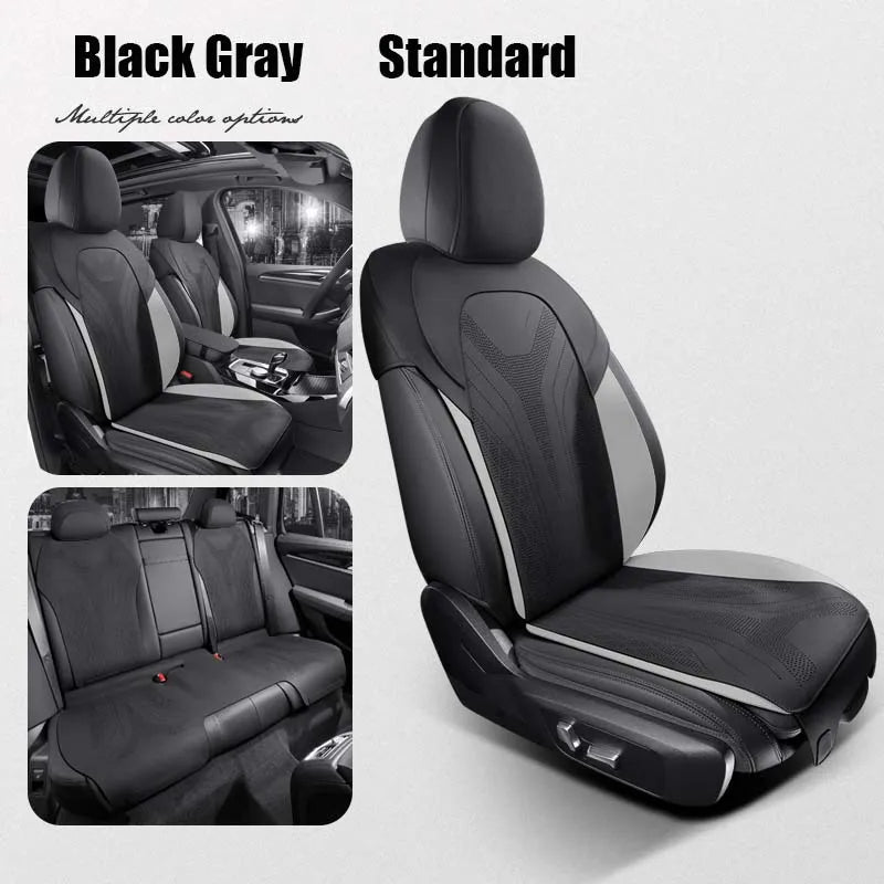 Custom Half-Cover Suede Seat Cushion Pads for BMW X3