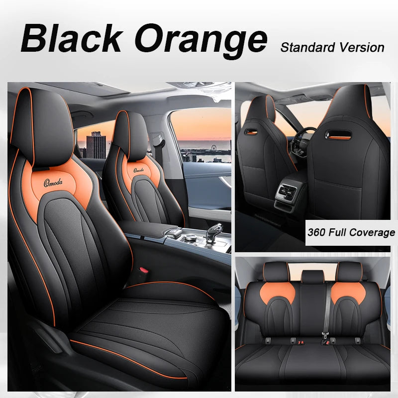 Custom Fit Leather Car Seat Covers for Chery Omoda 05