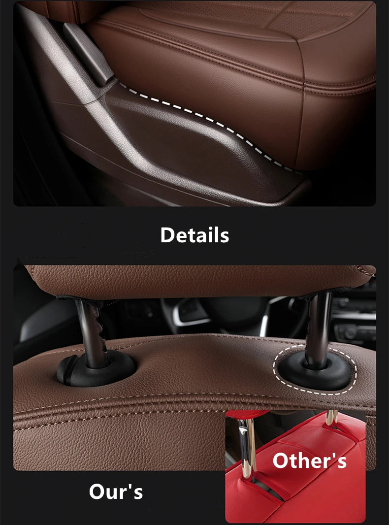 Custom Fit Leather Car Seat Covers for Mercedes-Benz W214