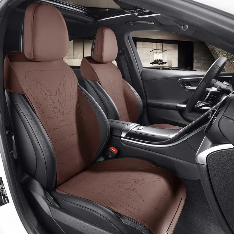 Custom Fit Half‑Cover Suede Car Seat Cushion Pads for Mercedes‑Benz GLC