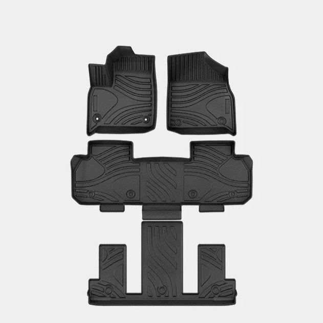 Custom Fit TPE Floor Mats for Chevrolet Traverse (6-Seater SUV, Left-Hand Drive)