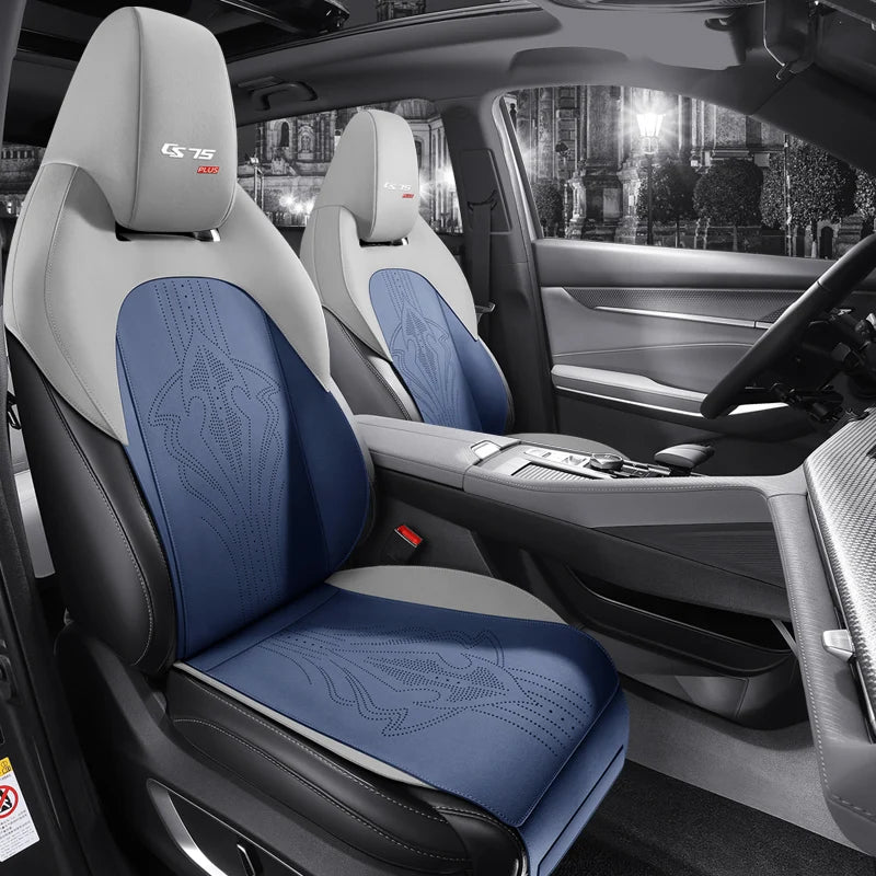 Custom Fit Half-Cover Suede Car Seat Covers for Changan CS75 PLUS