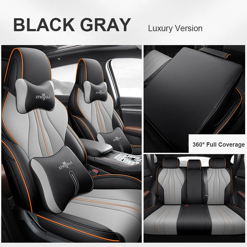 Custom Fit Leather Car Seat Covers for BYD Song Plus EV (2021–2025)