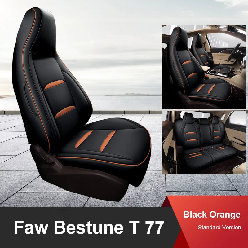Custom Fit Leather Car Seat Covers for FAW Bestune T77 Pro (2019–2023)
