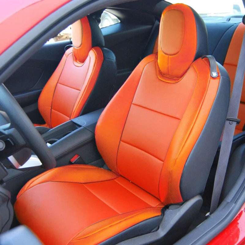 Custom Fit Leather Seat Covers for Chevrolet Camaro