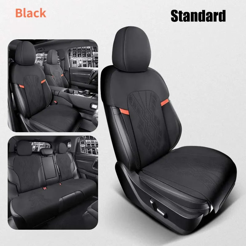 Custom Fit Half-Cover Suede Car Seat Covers for Haval Dargo