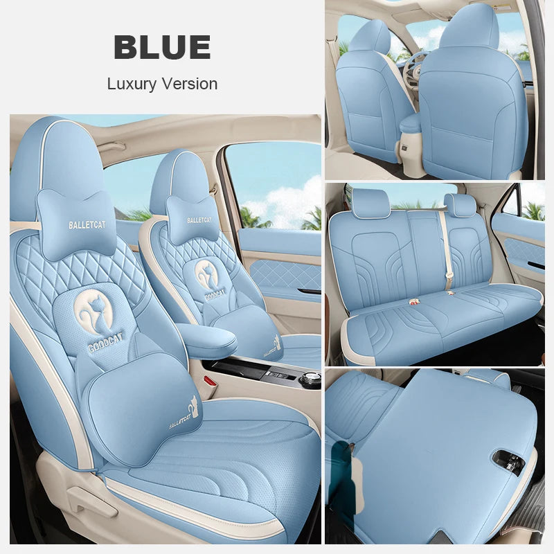 Custom Fit Leather Car Seat Covers for GWM Ora 03