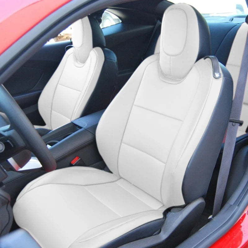 Custom Fit Leather Seat Covers for Chevrolet Camaro