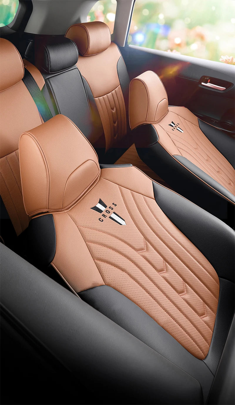 Custom Fit Leather Car Seat Covers for Toyota Corolla Cross