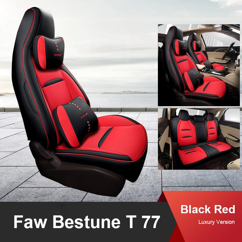 Custom Fit Leather Car Seat Covers for FAW Bestune T77 Pro (2019–2023)