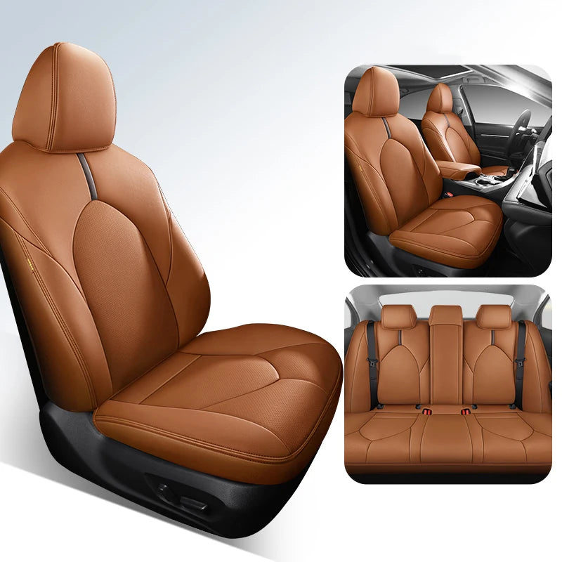 Custom Fit Leather Car Seat Covers for Toyota Camry