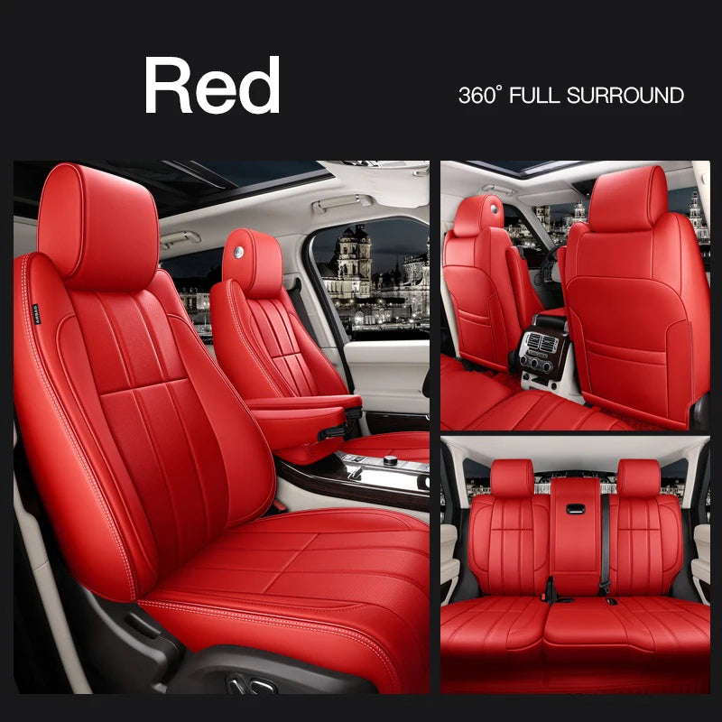 Custom Fit Leather Car Seat Covers for Range Rover Sport