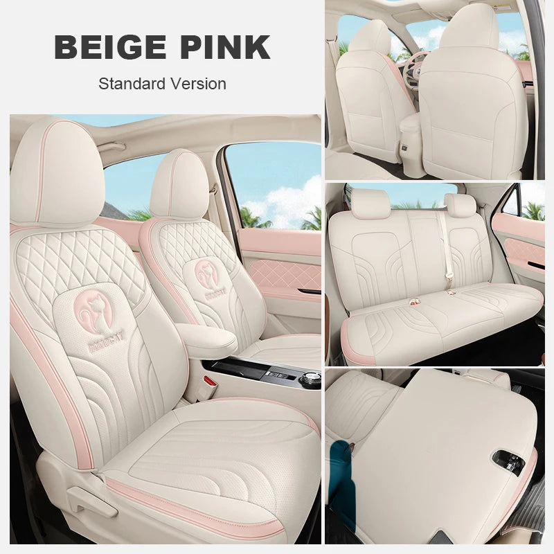 Custom Fit Leather Car Seat Covers for GWM Ora 03