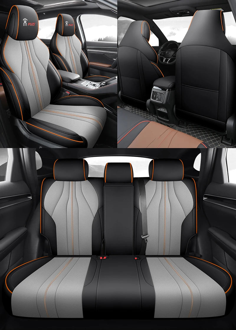Custom Fit Leather Car Seat Covers for BYD Song Plus EV (2021–2025)