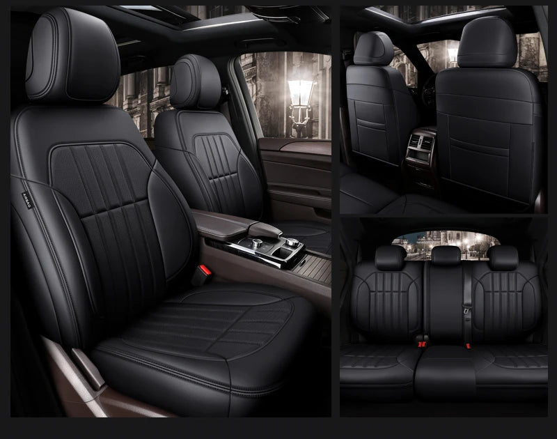 Custom Fit Leather Car Seat Covers for Mercedes-Benz W214