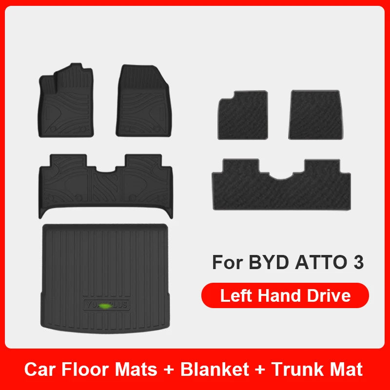Custom TPE Floor Mats for BYD Atto 3
