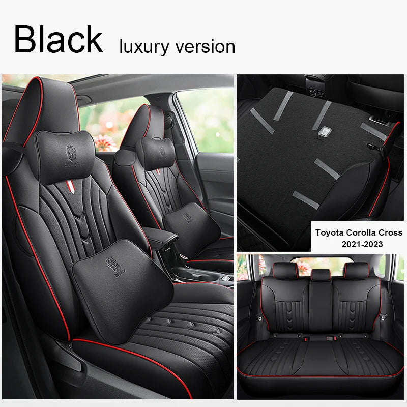 Custom Fit Leather Car Seat Covers for Toyota Corolla Cross