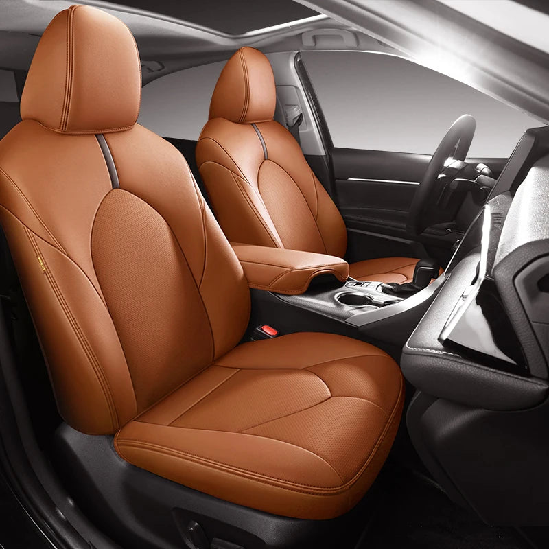 Custom Fit Leather Car Seat Covers for Toyota Camry