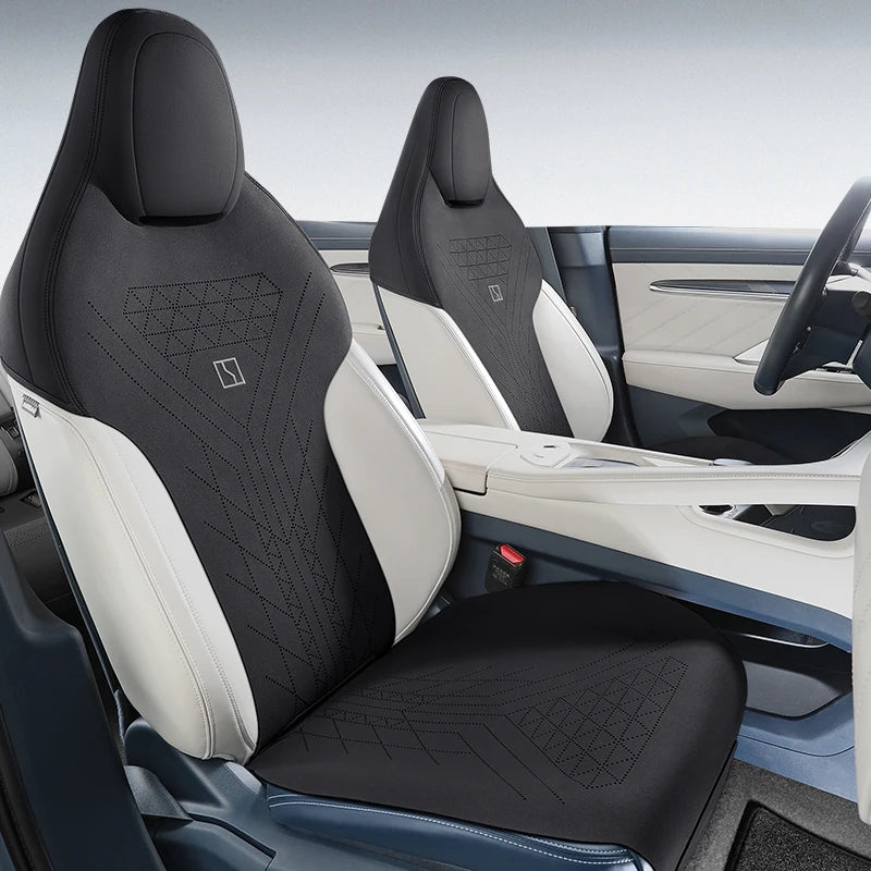 Custom Fit Suede Car Seat Cushion Pads for Zeekr 001 (Half Cover Set)