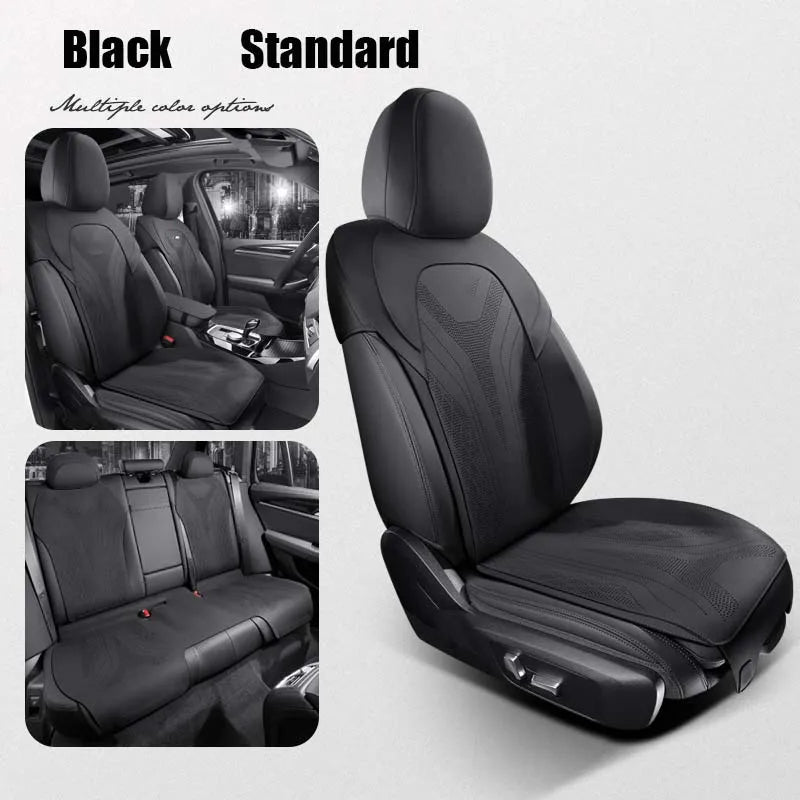 Custom Half-Cover Suede Seat Cushion Pads for BMW X3