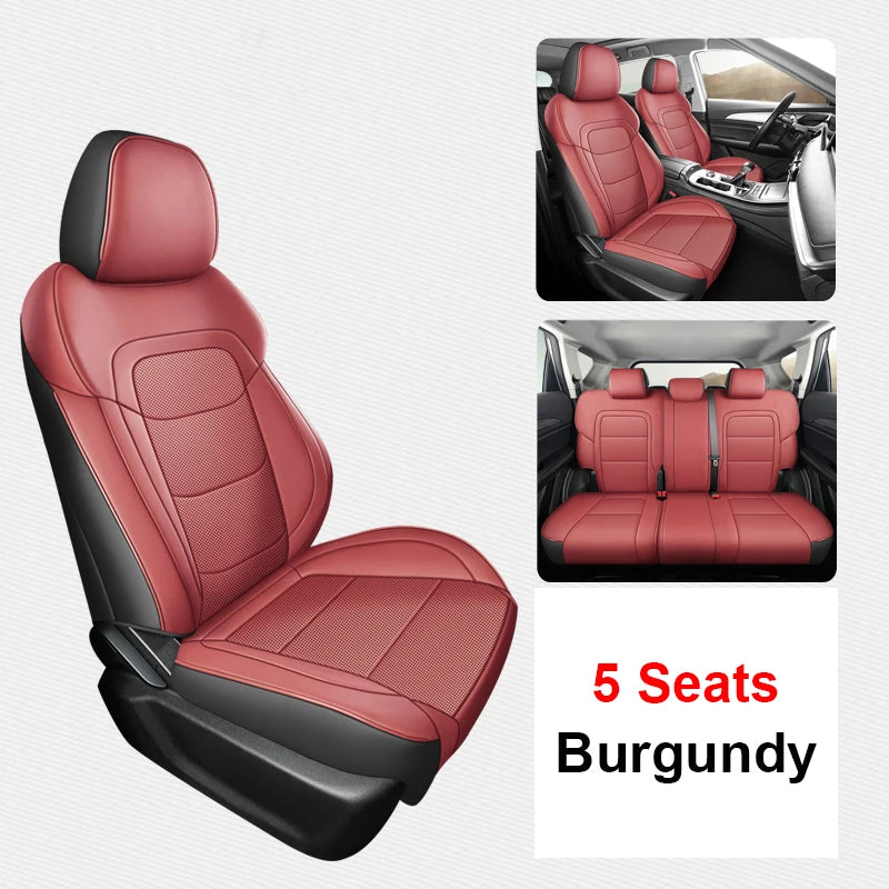 Custom Fit Leather Car Seat Covers for Jetour X70 / X70 PLUS