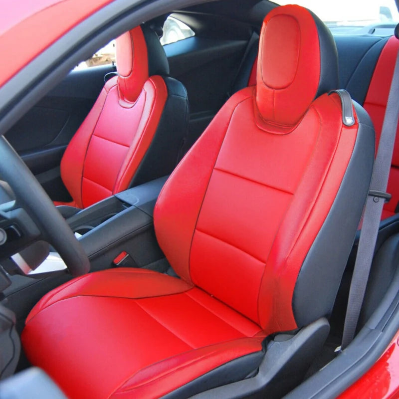 Custom Fit Leather Seat Covers for Chevrolet Camaro
