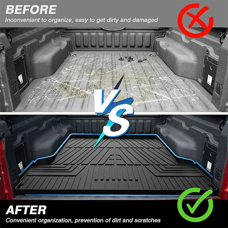 Custom Fit TPE Truck Bed Floor Mat for Hyundai Santa Cruz 2022