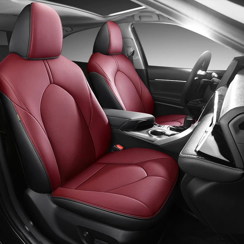 Custom Fit Leather Car Seat Covers for Toyota Camry