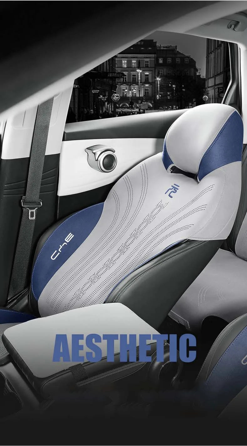 Custom Half-Cover Suede Leather Seat Cushion Pads for BYD Atto 3 / Yuan Plus