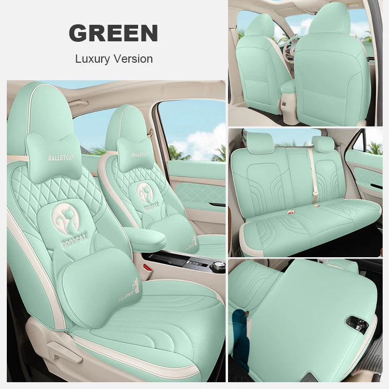 Custom Fit Leather Car Seat Covers for GWM Ora 03